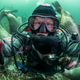 Heinerth shooting stellar sea lions in Hornby Island, British Columbia.